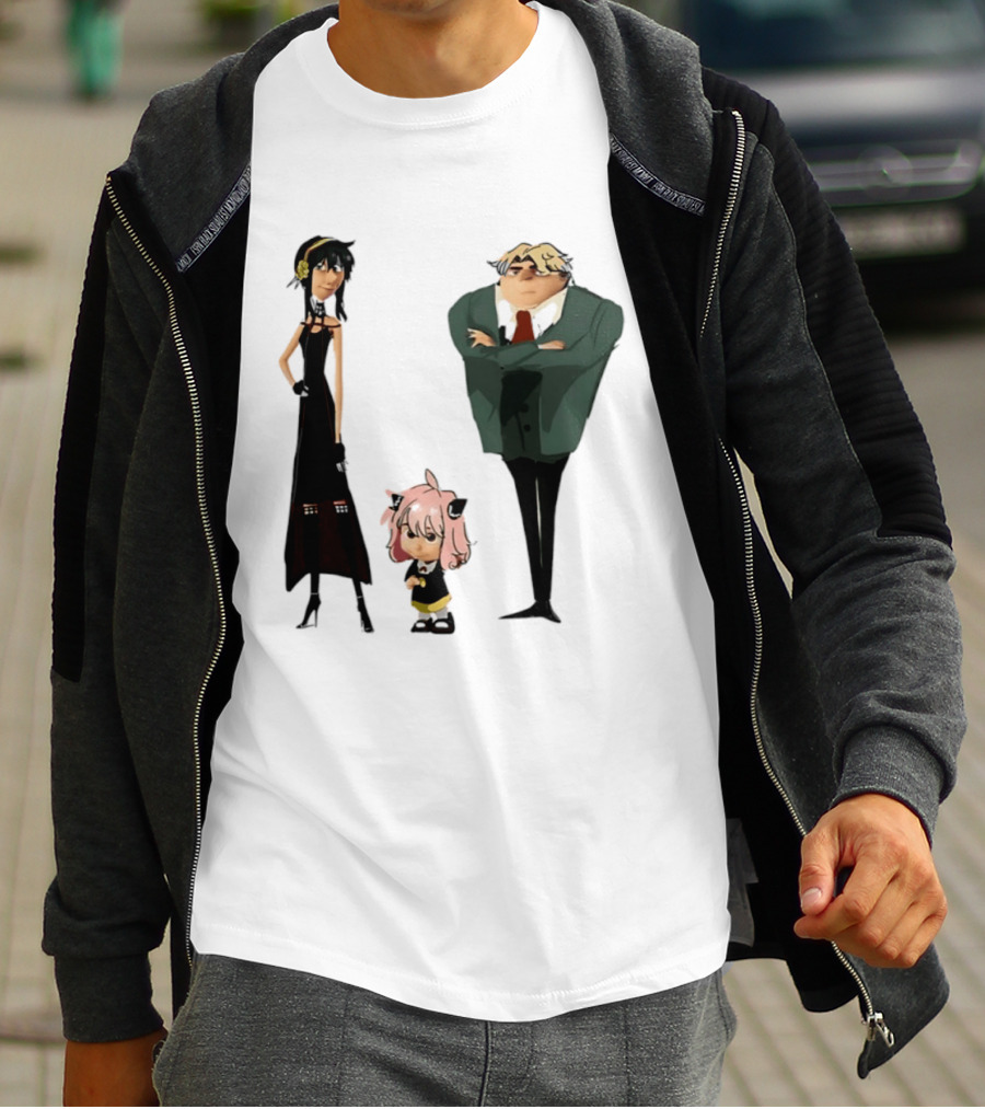 Despicable X Family Loid Forger Yor Forger Anya Forger Spy X Family Characters T-Shirt