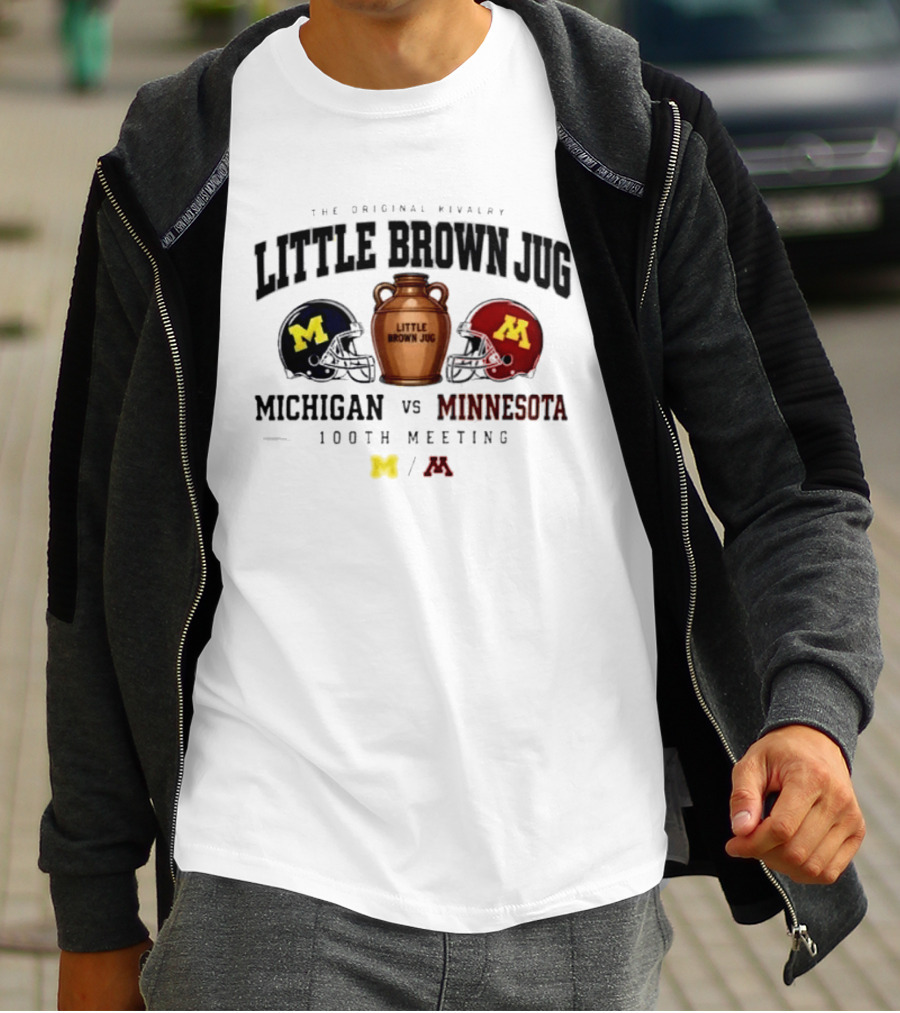 The Original Rivalry Little Brown Jug Michigan Vs Minnesota 100th Meeting 2026 T-Shirt
