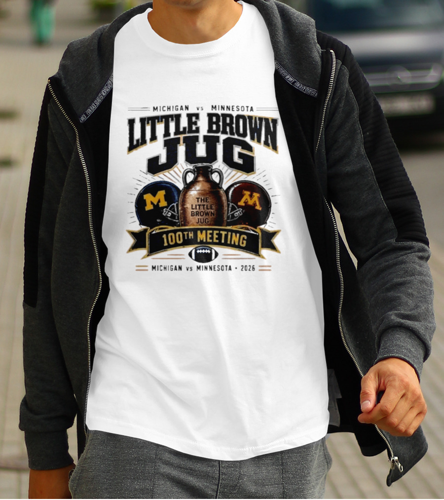 Michigan Vs Minnesota Little Brown Jug 100th Meeting 2023 T-Shirt