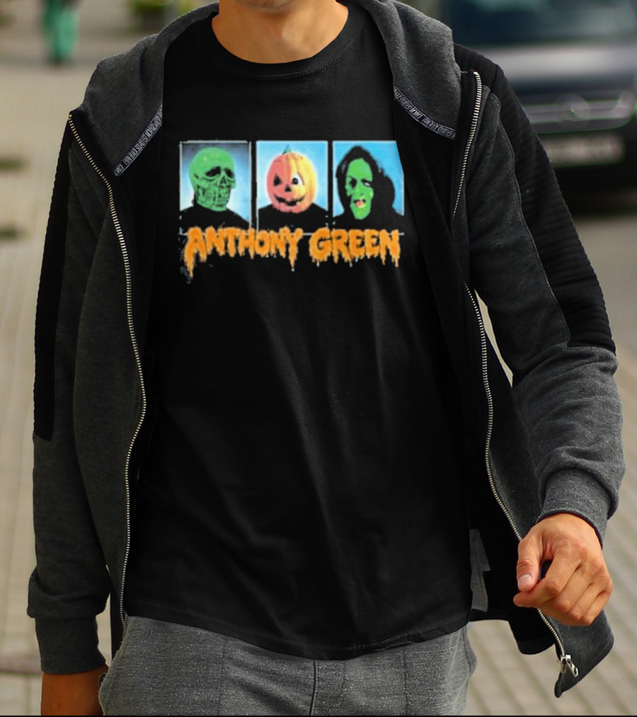 Anthony Green Forever Halloween Pumpkin Head Album T-Shirt