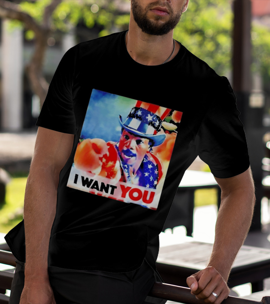 Apollo Creed I Want You Uncle Sam Rocky Meme T-Shirt