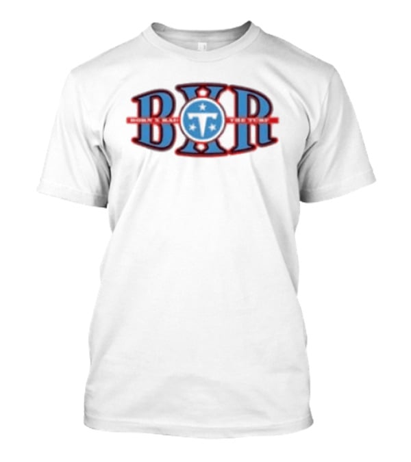 Tennessee Titans Born X Raised BXR Block Letter T T-Shirt