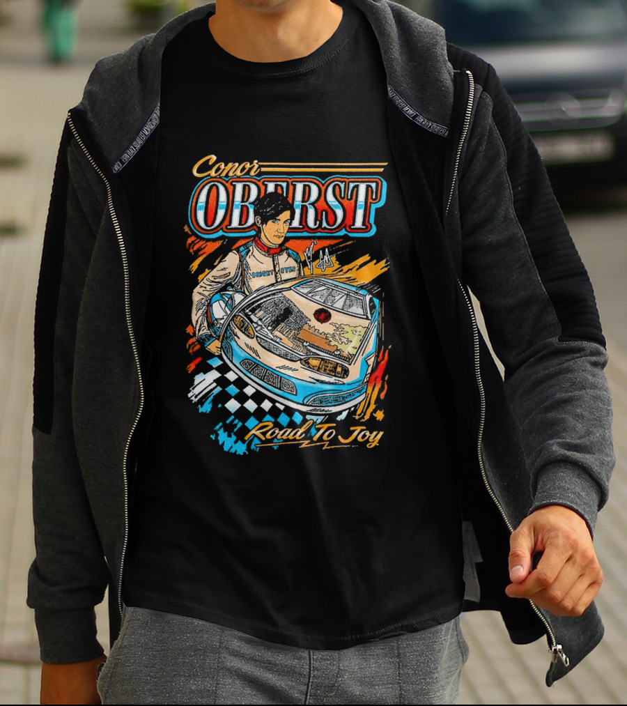 Conor Oberst Bright Eyes Road To Joy Nascar Bootleg T-Shirt