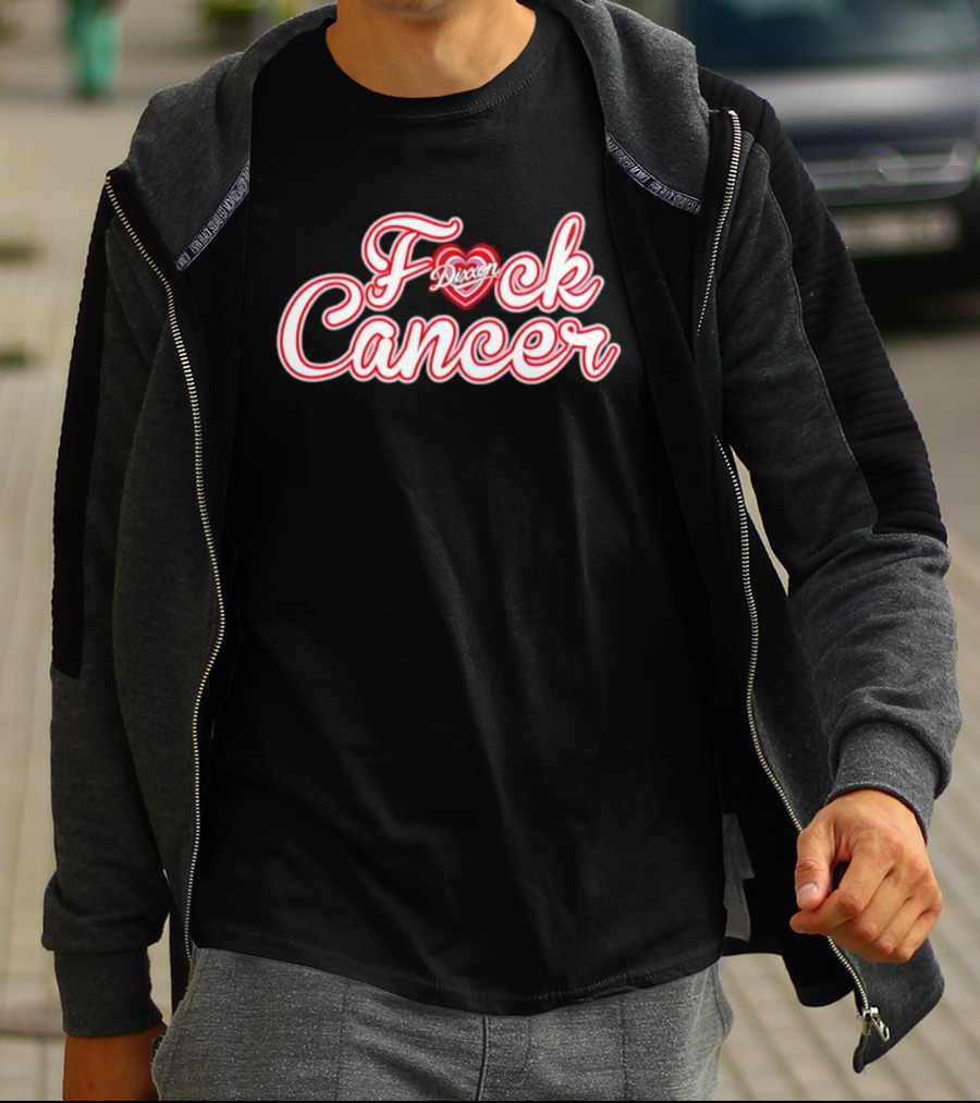Dixxon F Ck Cancer Heart T-Shirt