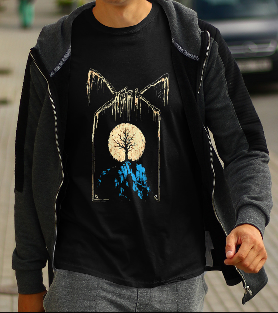 Mork European Tour 2026 Tree And Mountain T-Shirt