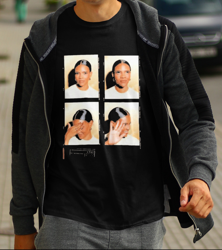 Strike A Pose Four Panel Expressions T-Shirt
