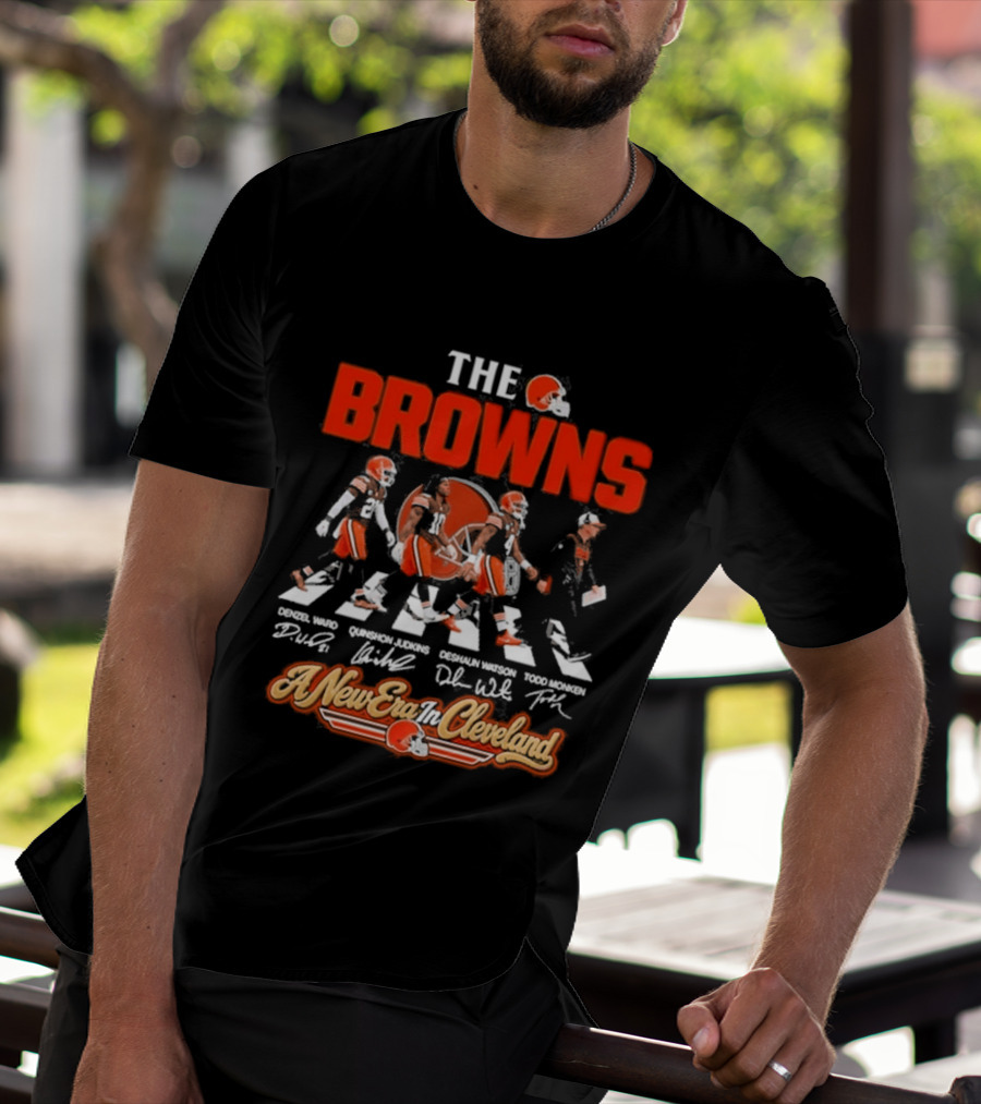 The Browns 2026 Football Team Abbey Road A New Era In Cleveland T-Shirt