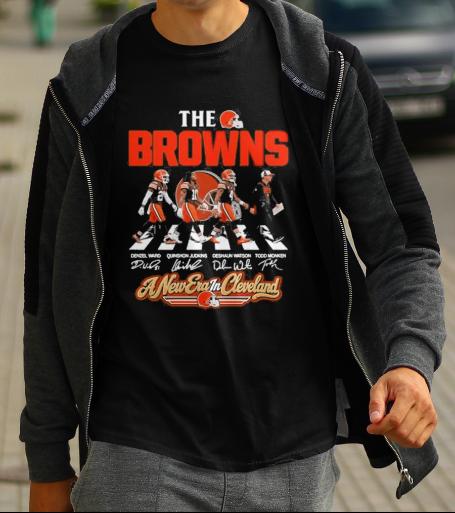 The Browns 2026 Football Team Abbey Road A New Era In Cleveland T-Shirt