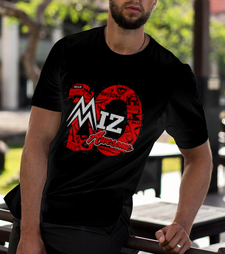 Miz Awesome 20 Years Anniversary Celebration WWE T-Shirt