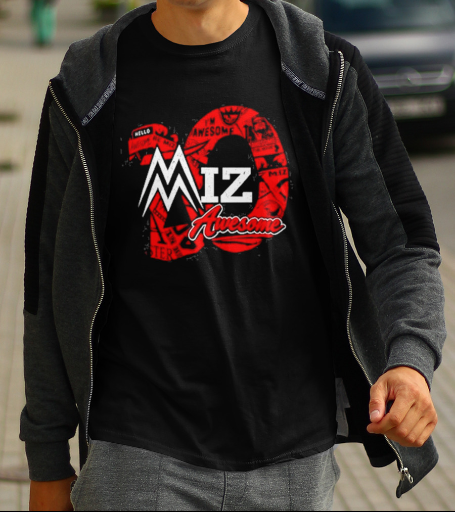 Miz Awesome 20 Years Anniversary Celebration WWE T-Shirt