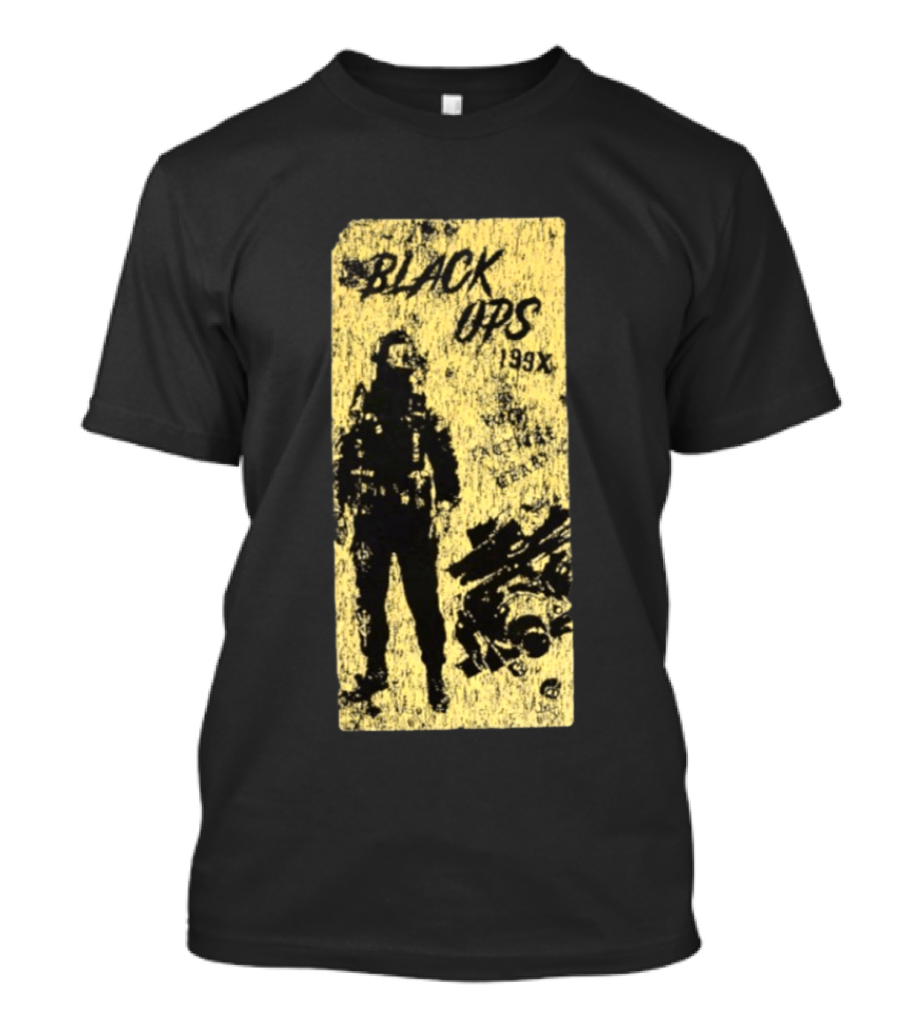 Black Ops 199X Volt Tactical Gear And Soldier T-Shirt