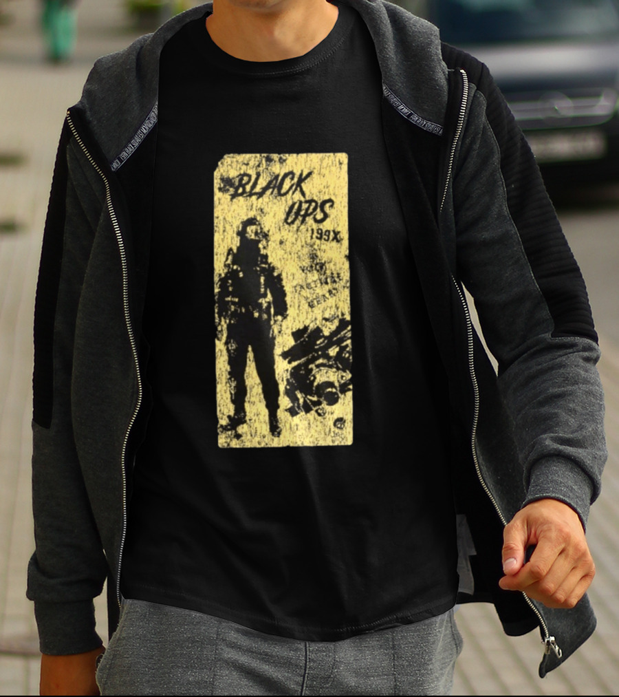 Black Ops 199X Volt Tactical Gear And Soldier T-Shirt