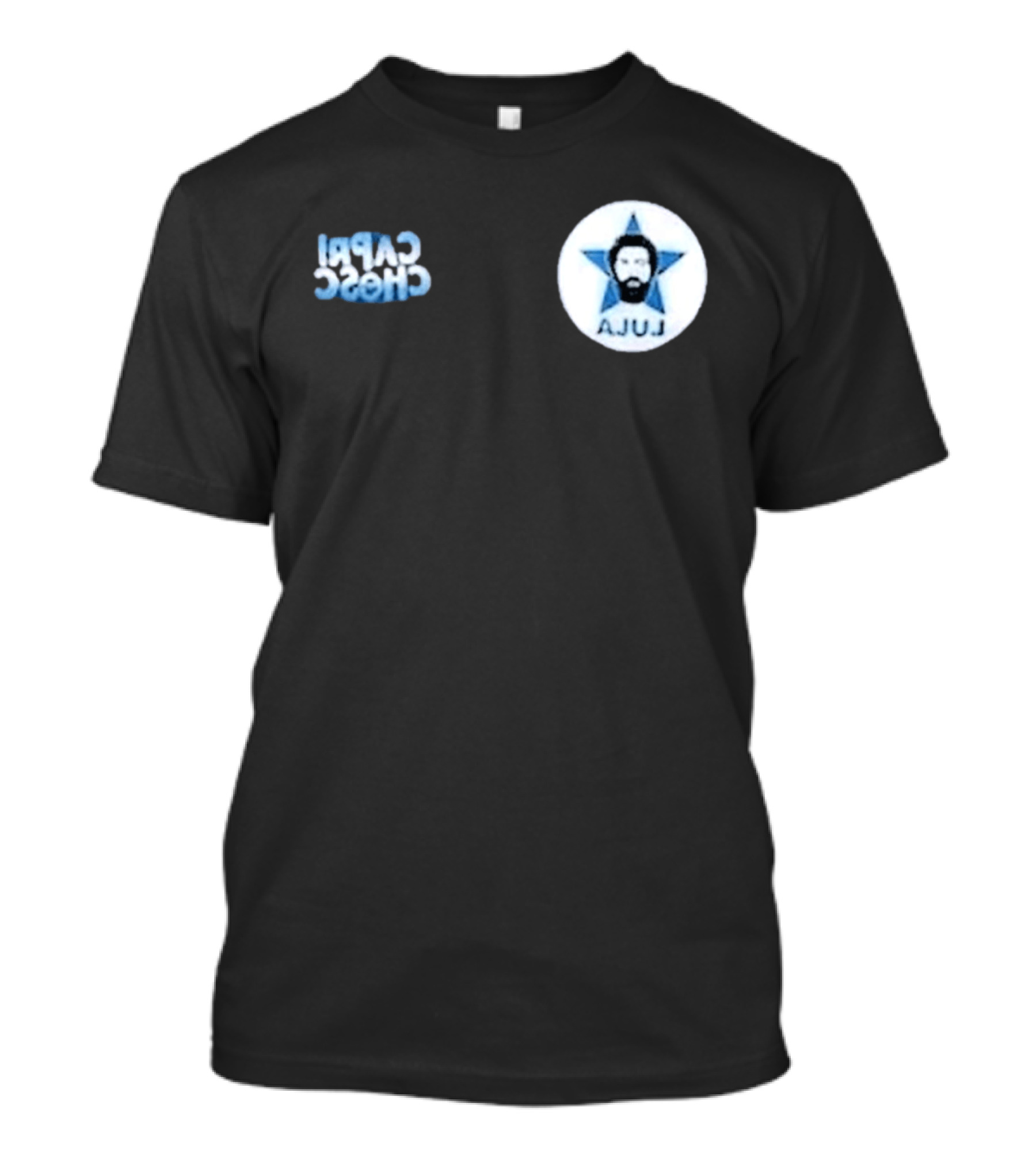 Lula Star Navy Capiroto Chefe Brazil President T-Shirt