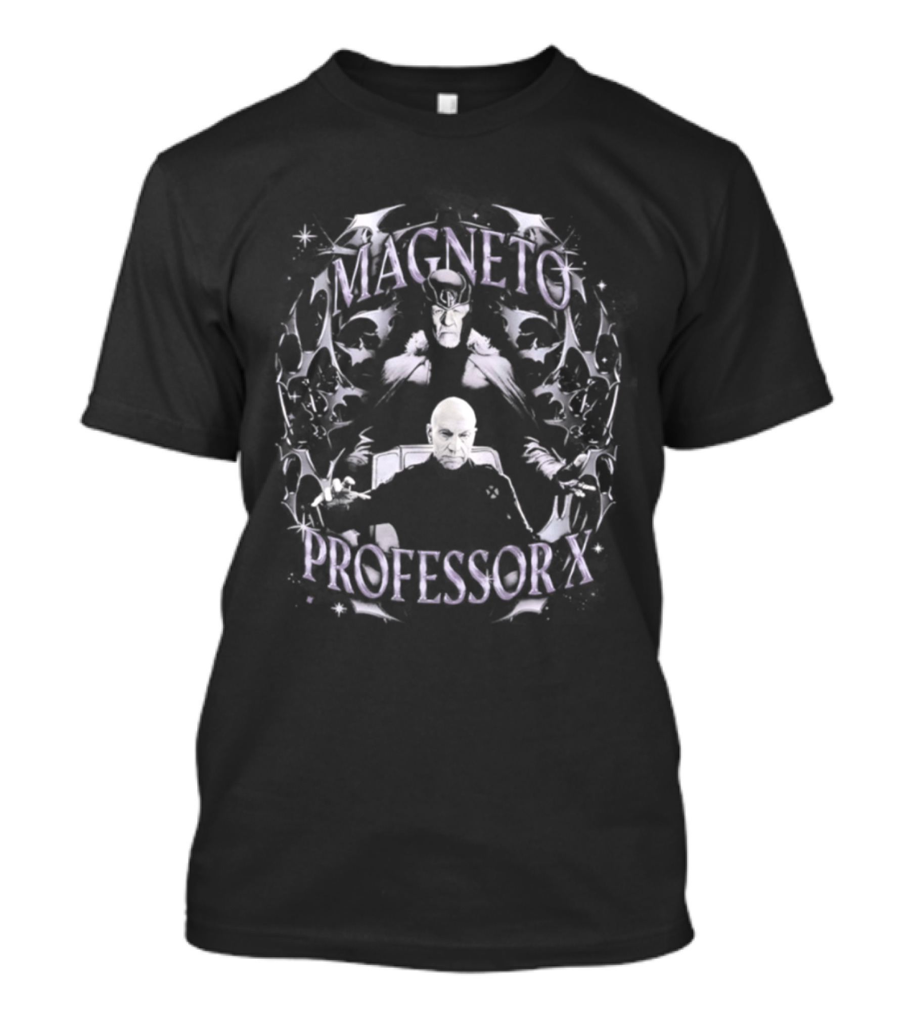 Magneto Professor X Men Marvel Mutants Face T-Shirt
