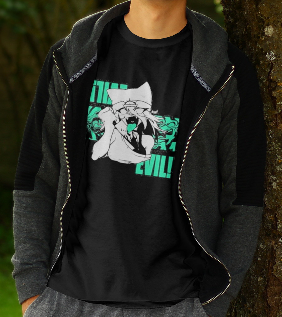 Issbrokie Neon Glow EVIL! Mysterious Aura Transformation T-Shirt