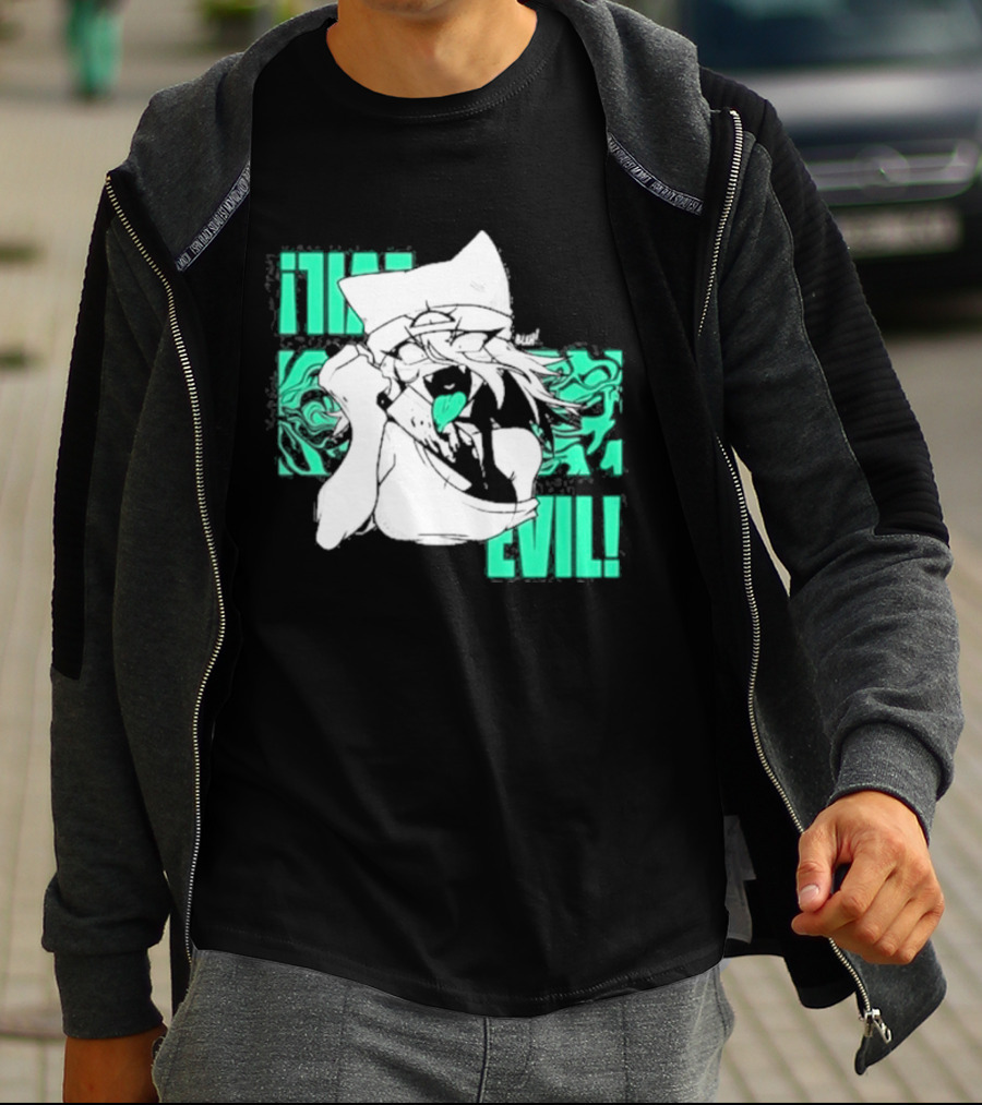 Issbrokie Neon Glow EVIL! Mysterious Aura Transformation T-Shirt