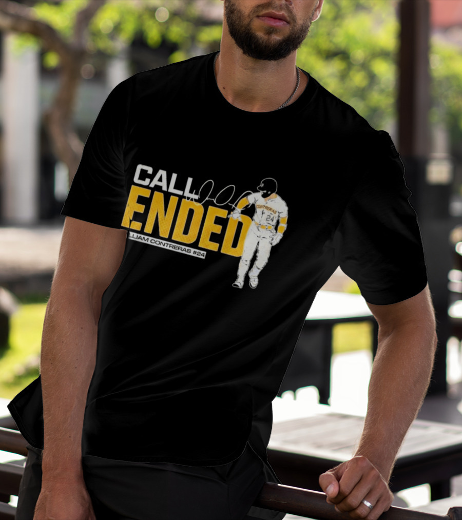 William Contreras Call Ended Baseball Player White And Gold T-Shirt