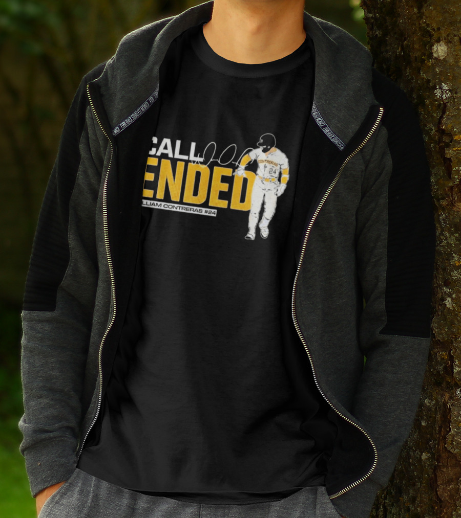 William Contreras Call Ended Baseball Player White And Gold T-Shirt