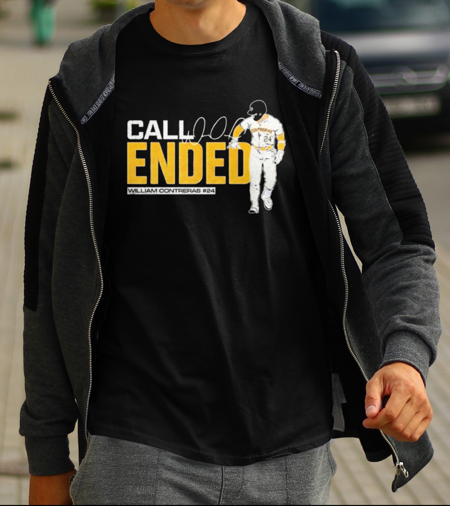 William Contreras Call Ended Baseball Player White And Gold T-Shirt