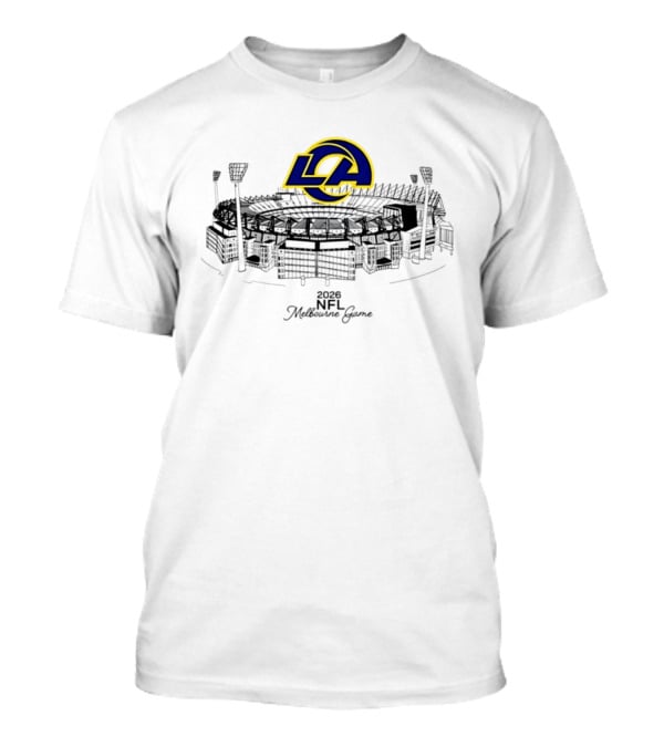 Los Angeles Rams 2026 NFL Melbourne Game MCG Stadium T-Shirt