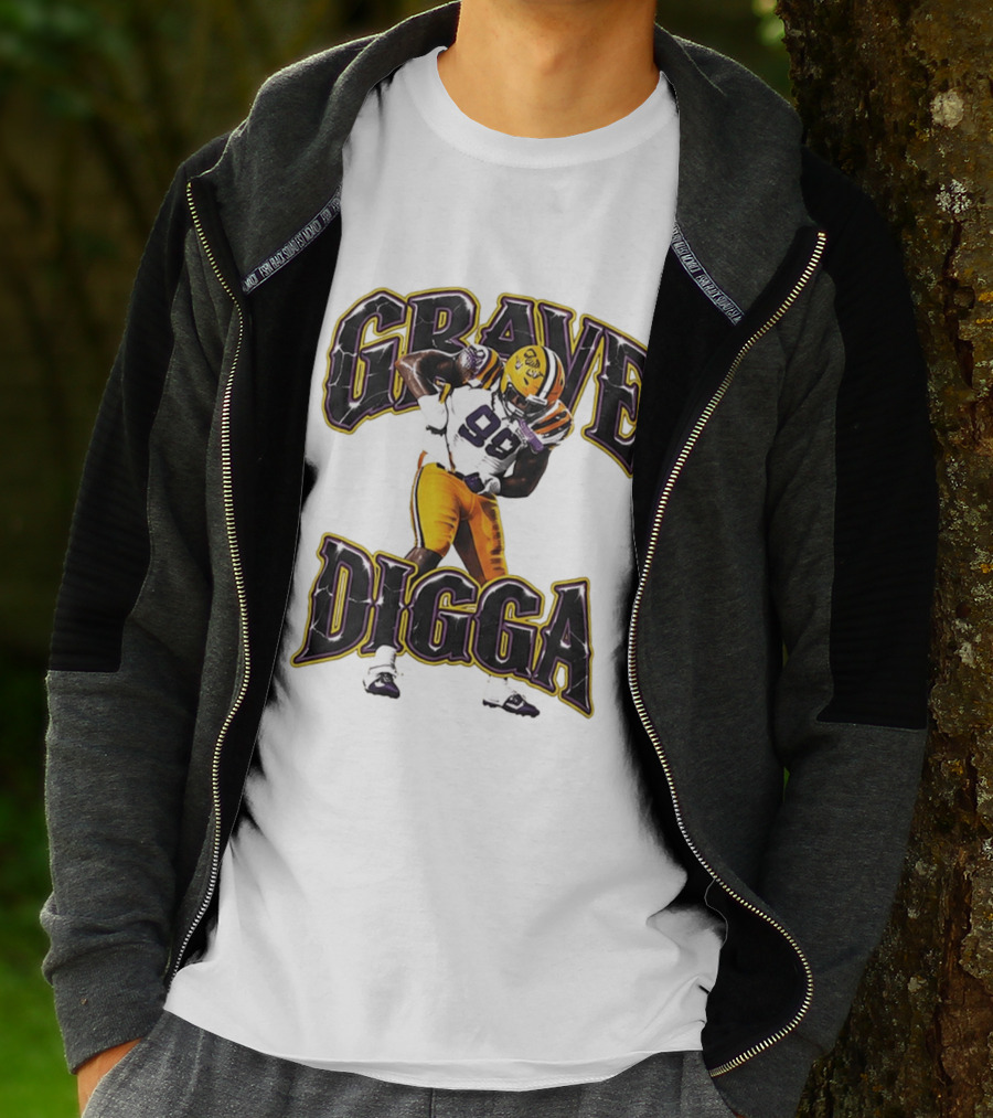 Grave Digga Deuce 90 Gotta Go To Work Football Player T-Shirt