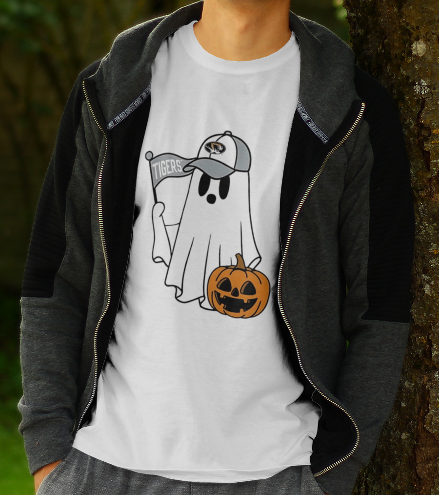 Missouri Tigers Halloween Ghost Pumpkin 2026 T-Shirt