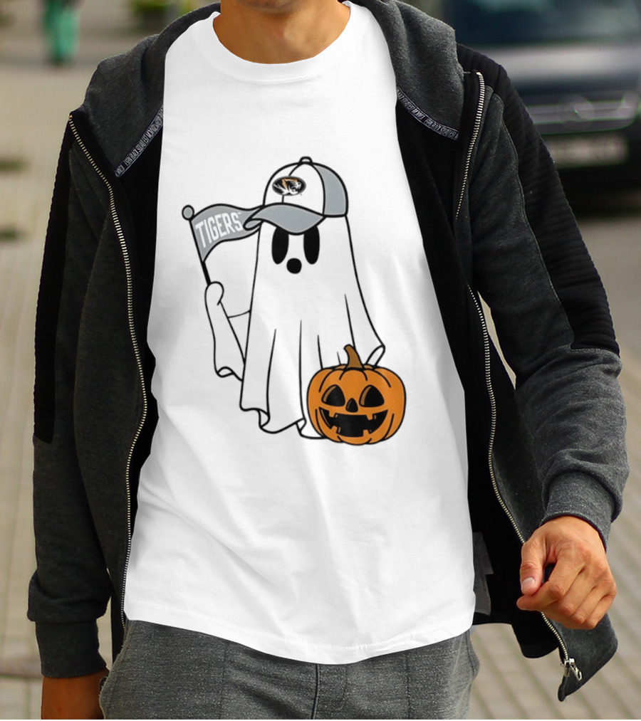 Missouri Tigers Halloween Ghost Pumpkin 2026 T-Shirt
