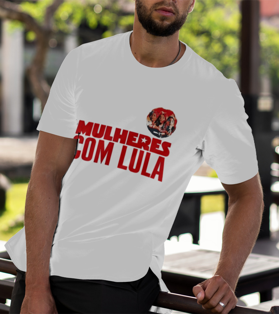 Mulheres Com Lula Olívia Santana T-Shirt