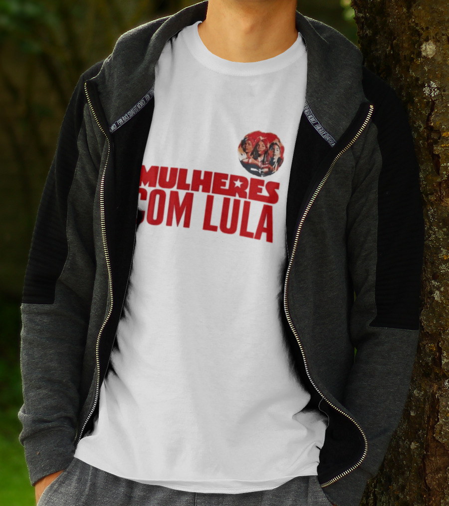 Mulheres Com Lula Olívia Santana T-Shirt