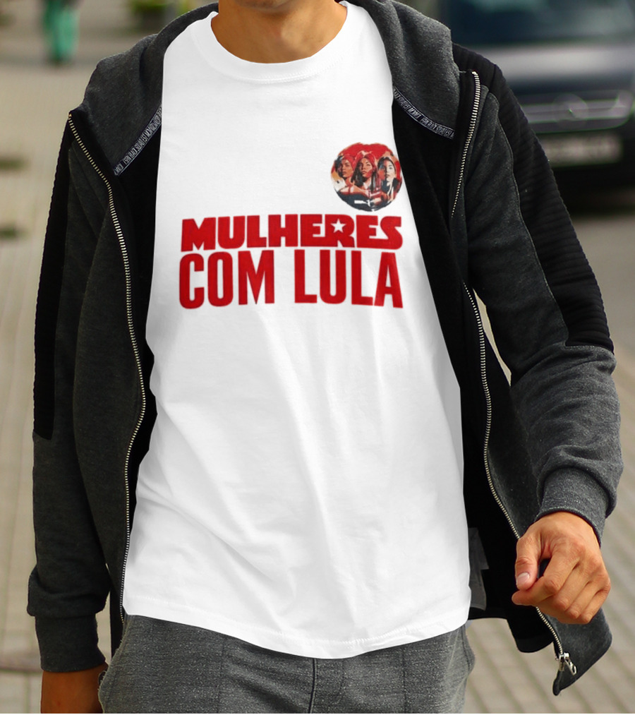 Mulheres Com Lula Olívia Santana T-Shirt
