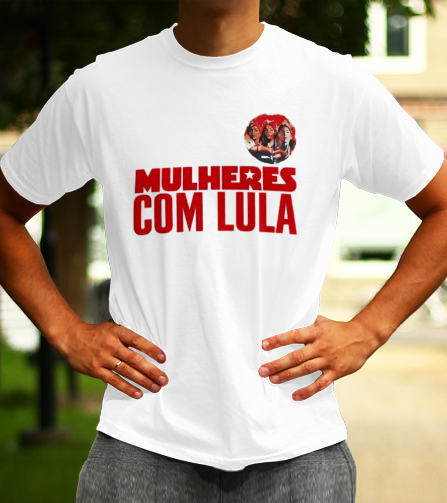 Mulheres Com Lula Olívia Santana T-Shirt