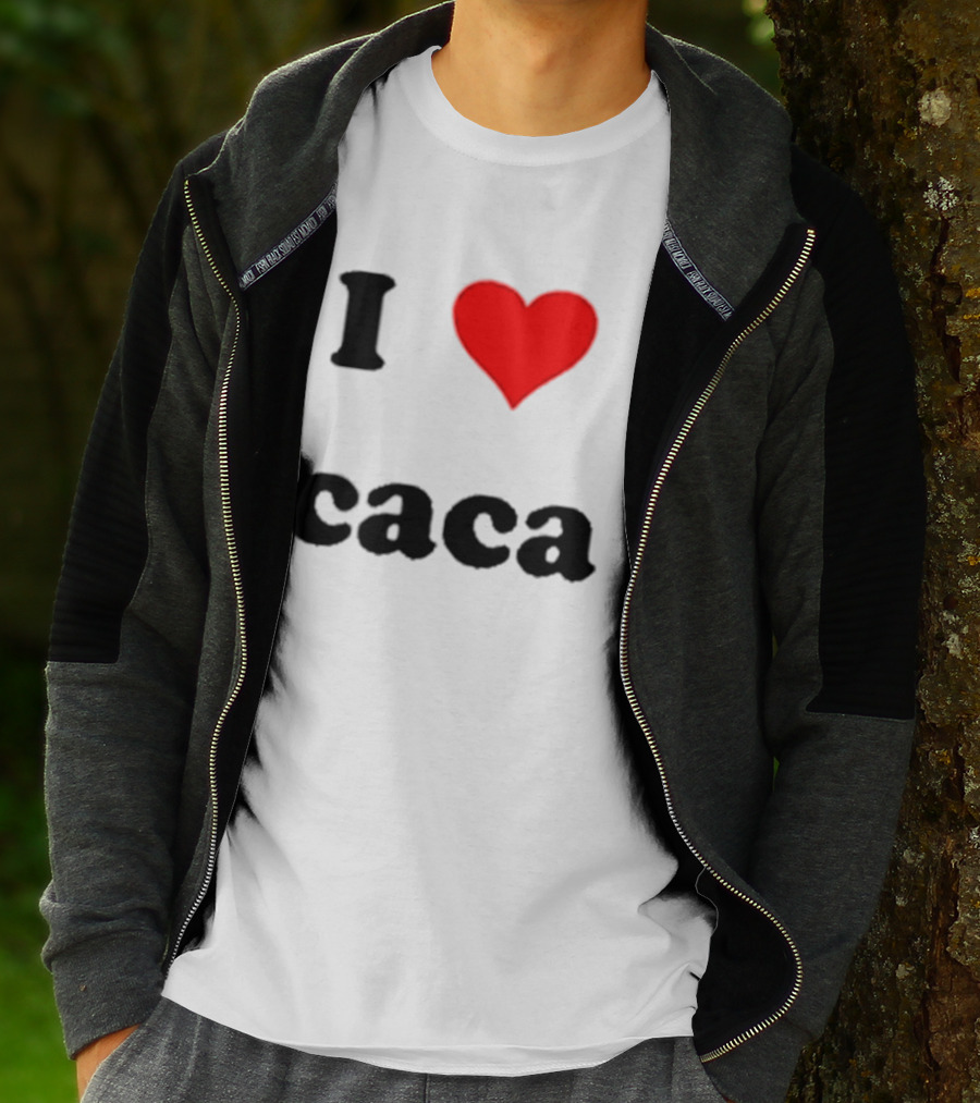I Love Caca Original Classic Fun Playful T-Shirt
