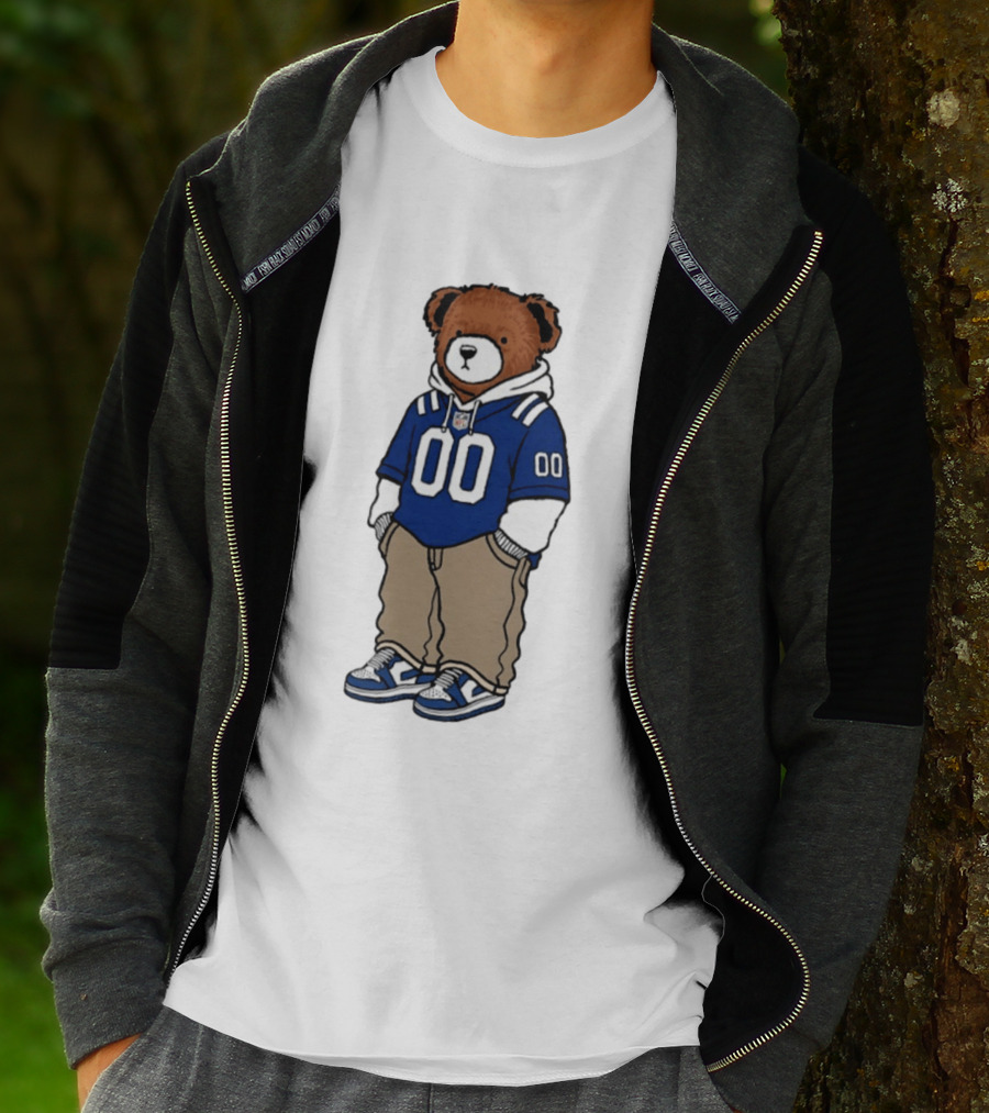 Indianapolis Colts Teddy Bears NFL London Games 2026 T-Shirt