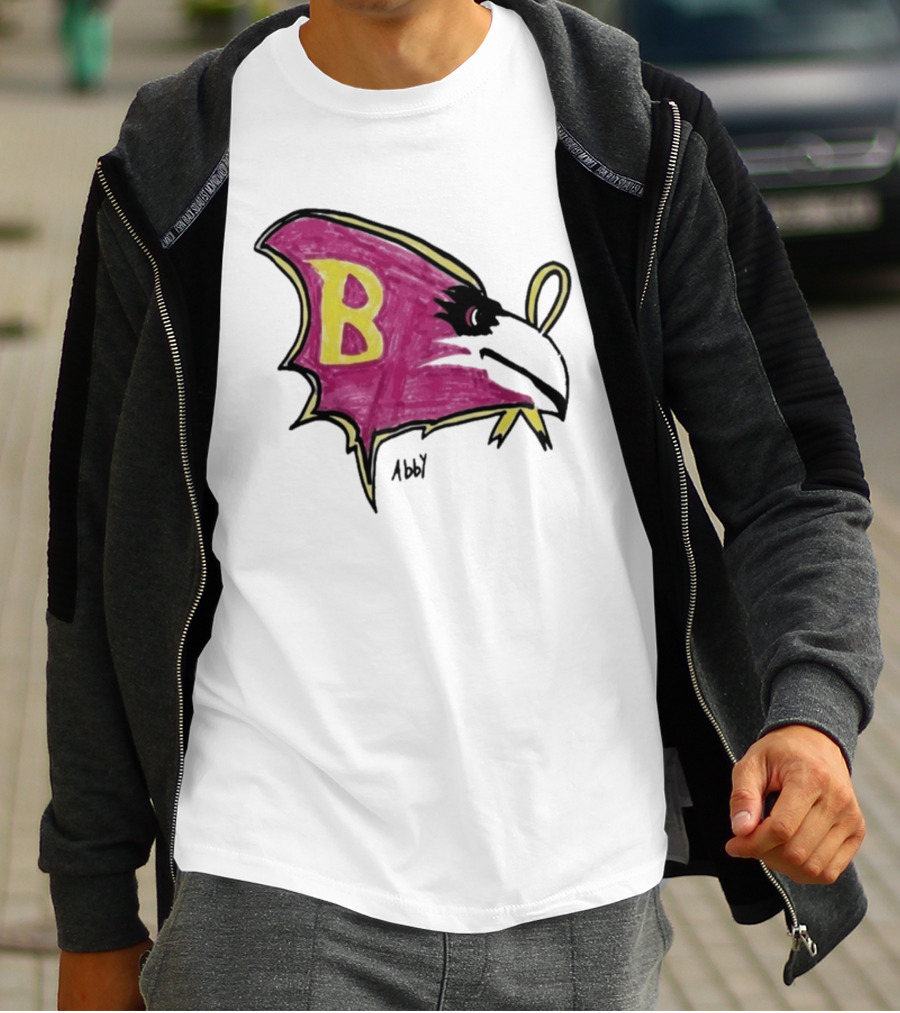 Ravens B Logo Child Drawing By Abiy T-Shirt