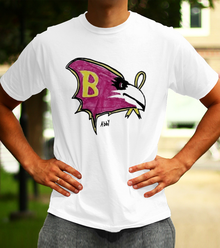 Ravens B Logo Child Drawing By Abiy T-Shirt