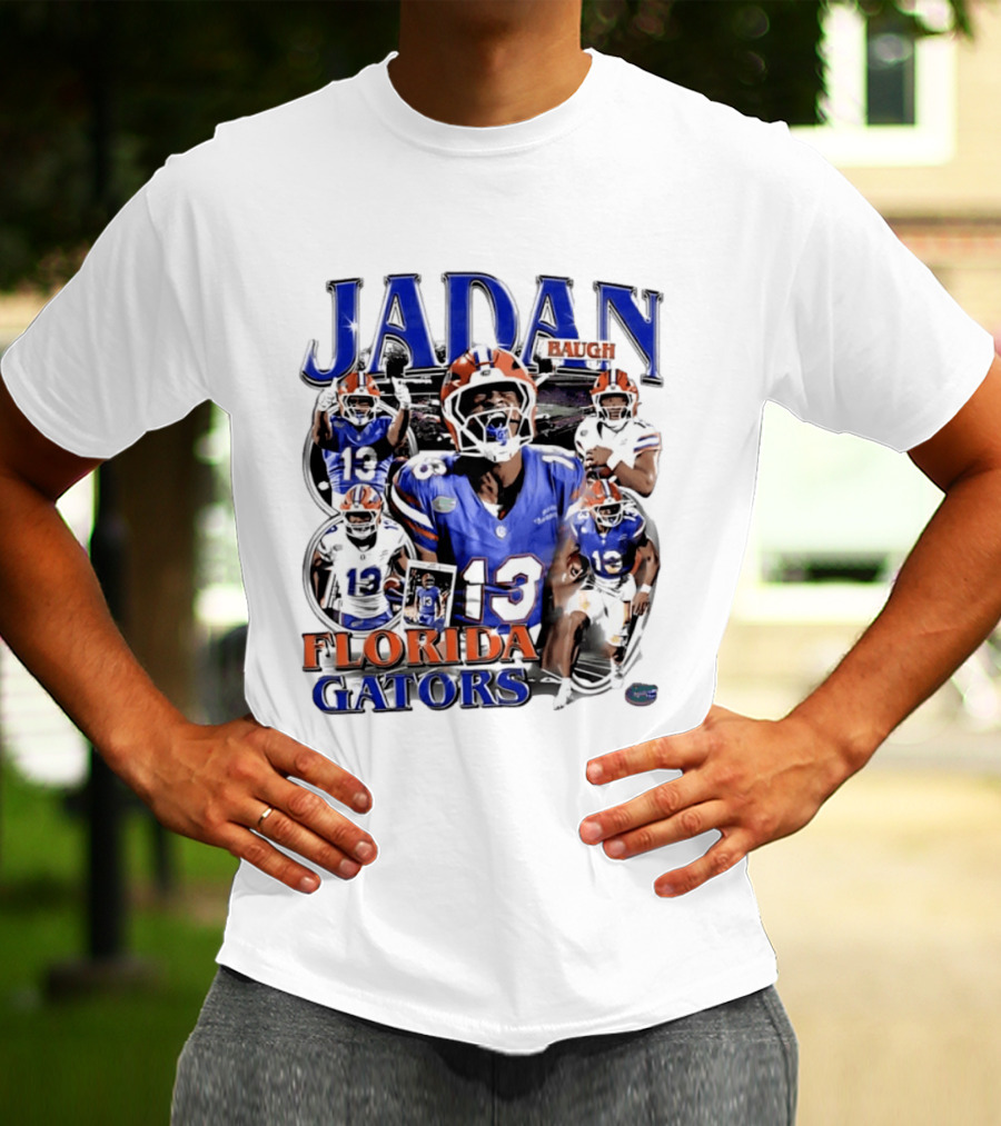 Jadan Baugh Florida Gators 2026 NCAA Football 90s Bootleg T-Shirt