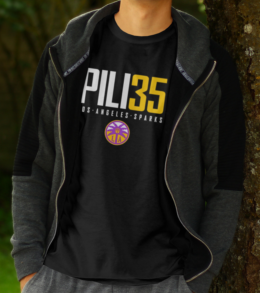 Pili 35 Los Angeles Sparks WNBA Basketball Team T-Shirt