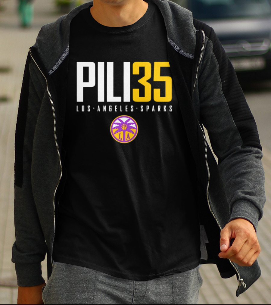 Pili 35 Los Angeles Sparks WNBA Basketball Team T-Shirt