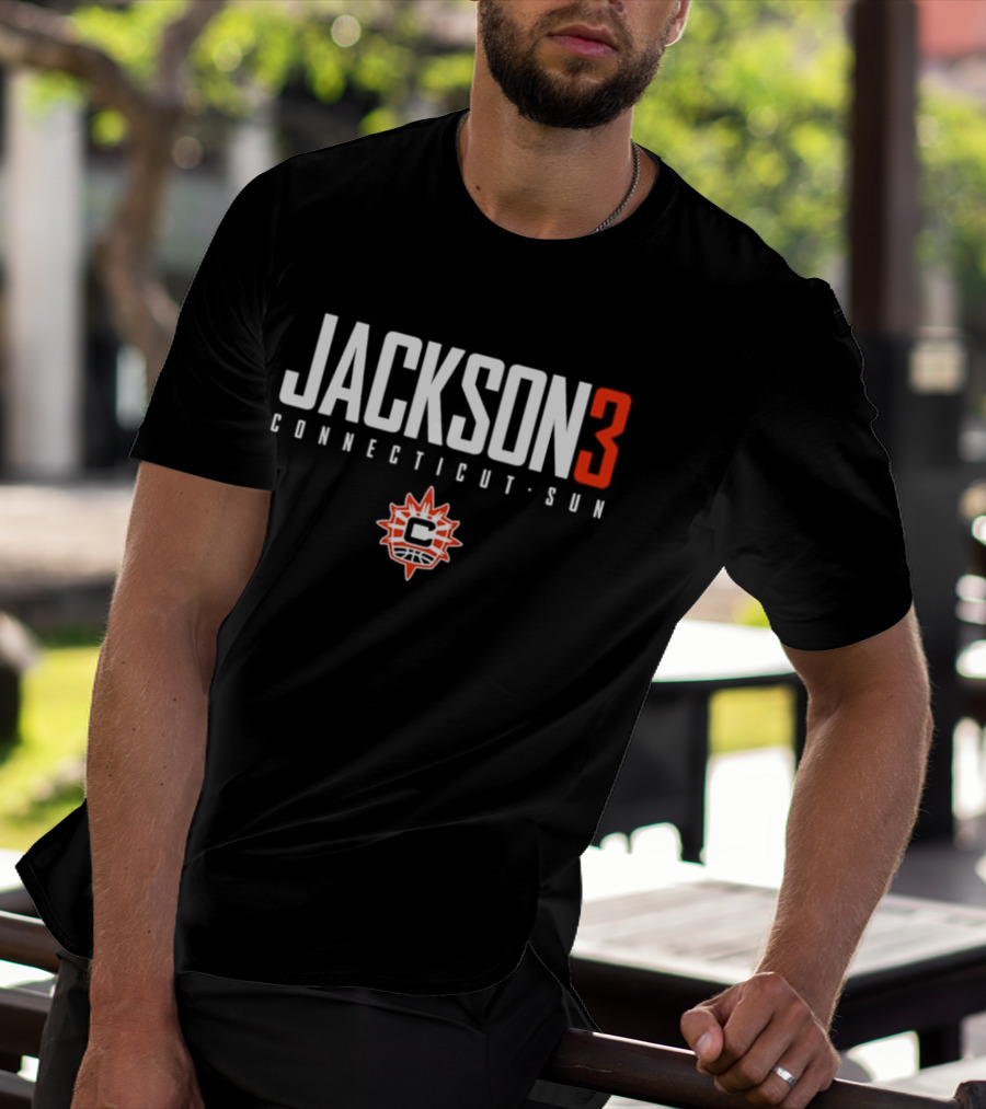 Jackson 3 Connecticut Sun WNBA Team T-Shirt