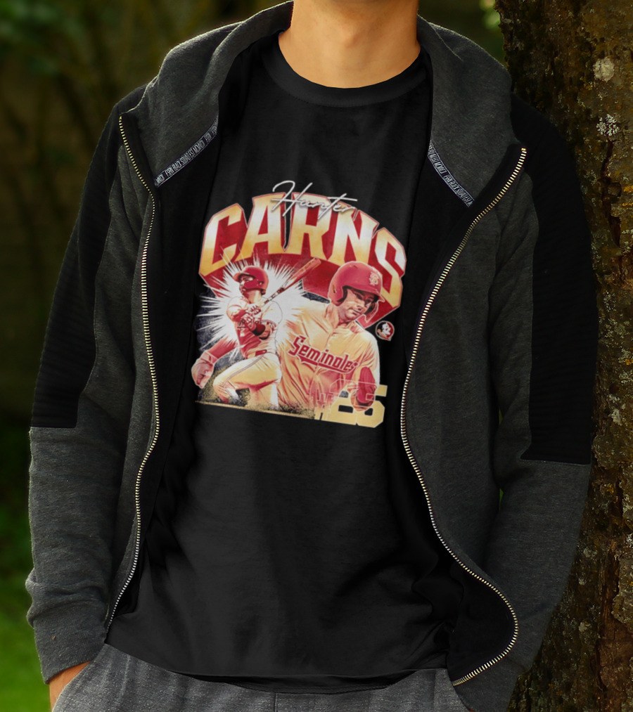 Hunter Carns Seminoles Baseball Florida State NCAA Player 25 T-Shirt