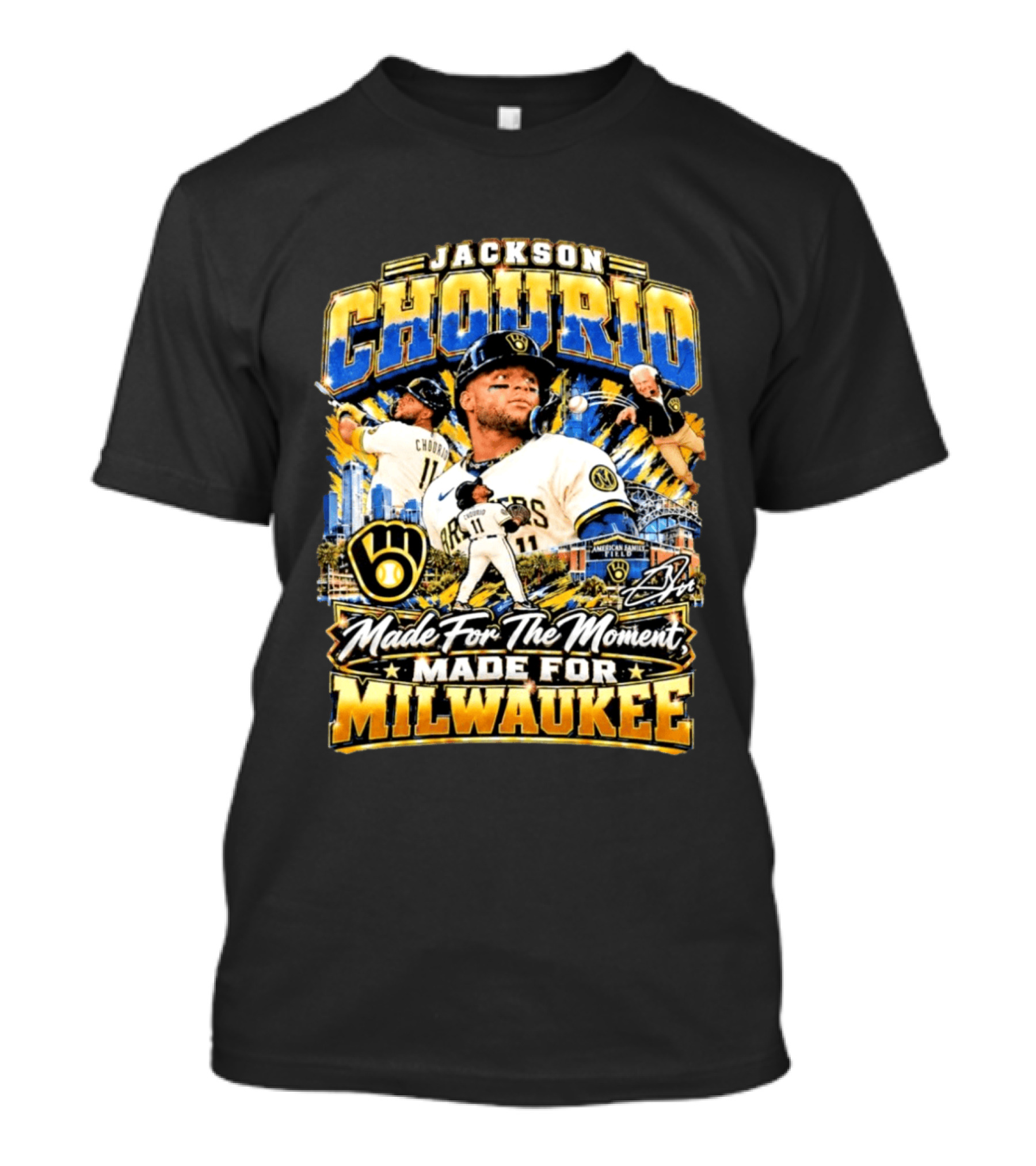 Jackson Chourio Brewers Made For The Moment Made For Milwaukee T-Shirt