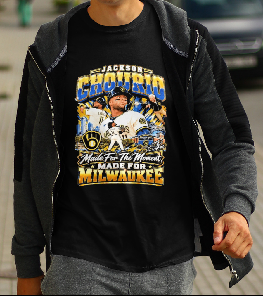 Jackson Chourio Brewers Made For The Moment Made For Milwaukee T-Shirt