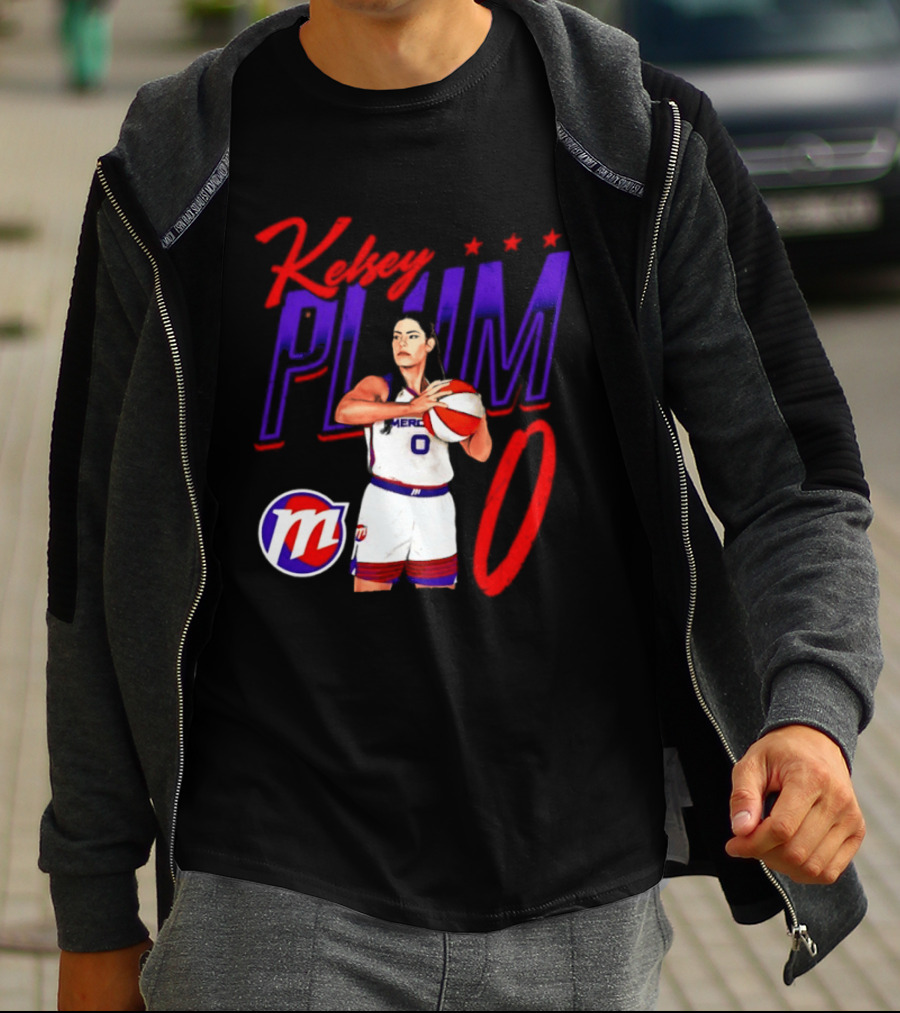 Kelsey Plum 0 Mercury WNBA Basketball Player T-Shirt