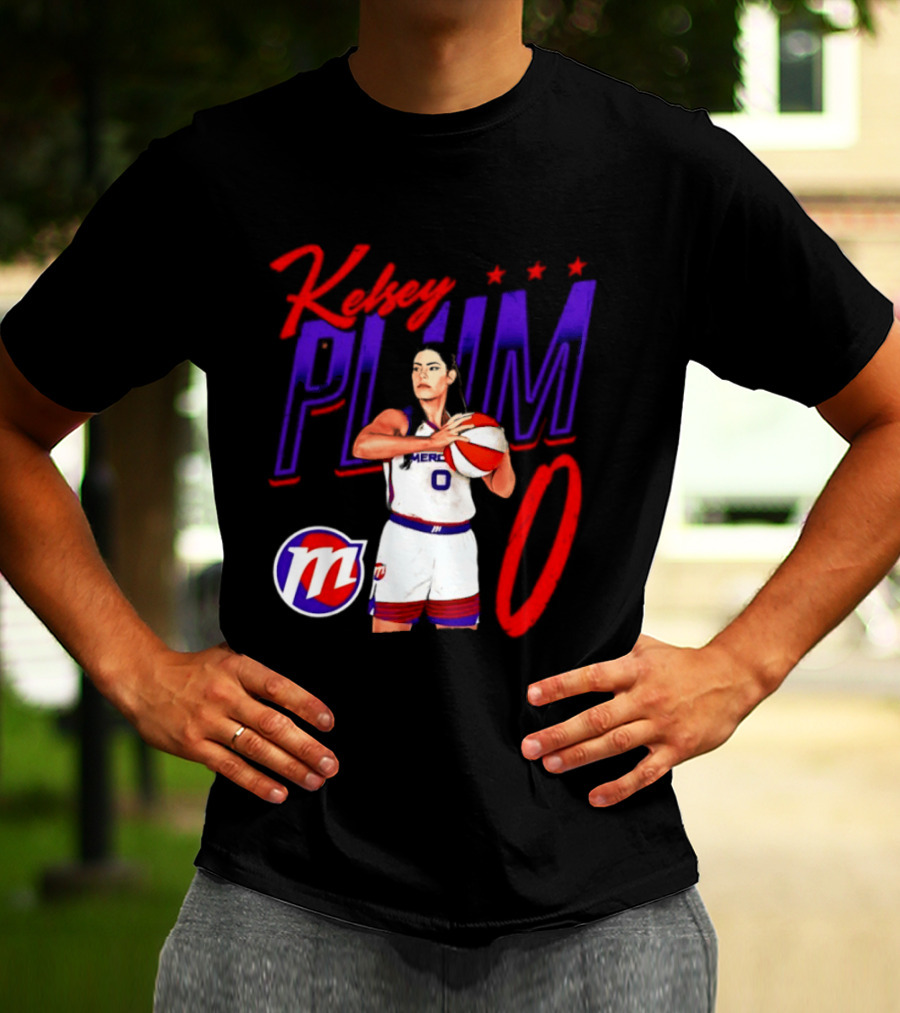 Kelsey Plum 0 Mercury WNBA Basketball Player T-Shirt