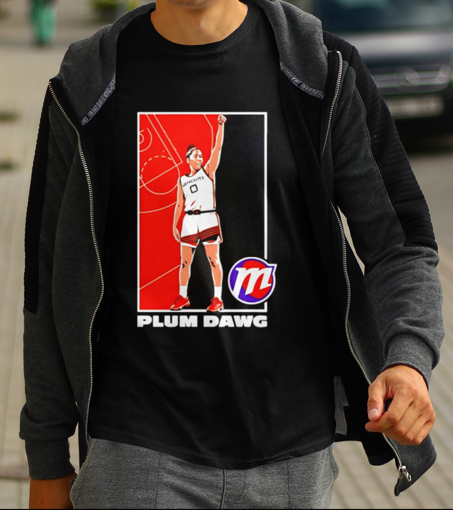 Kelsey Plum Phoenix Mercury 2026 WNBA Plum Dawg T-Shirt