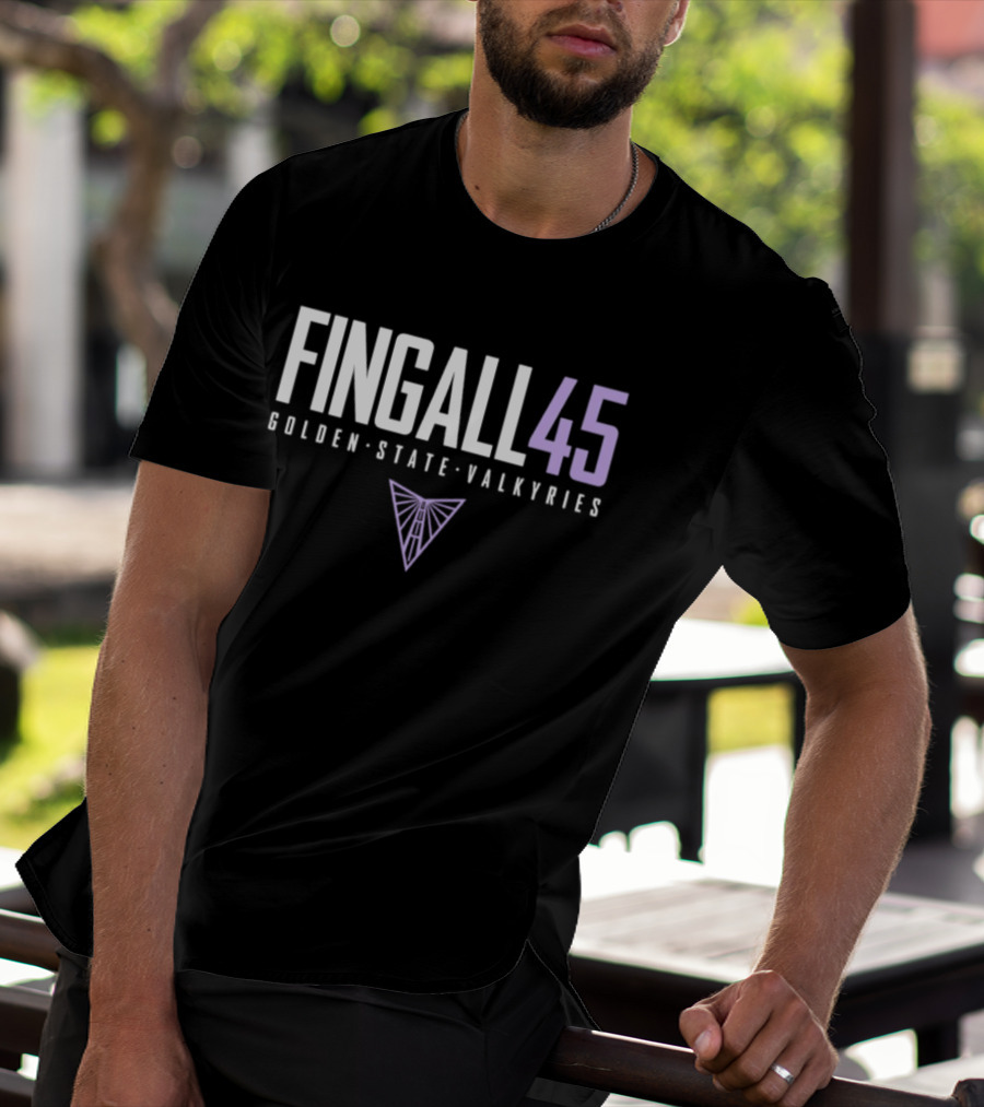 Nadia Fingall 45 Golden State Valkyries WNBA T-Shirt
