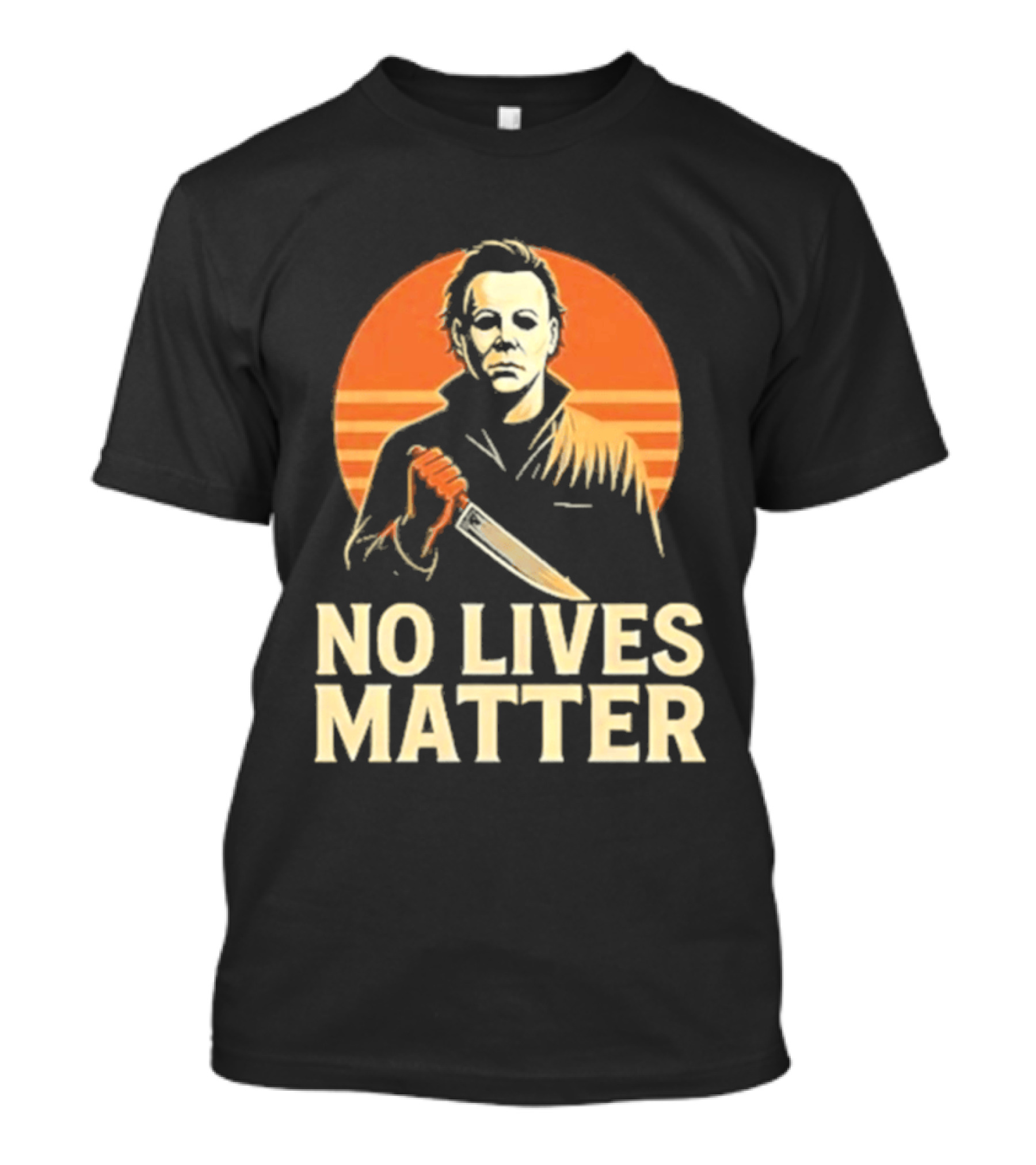 Michael Myers No Lives Matter Halloween Vintage Knife T-Shirt