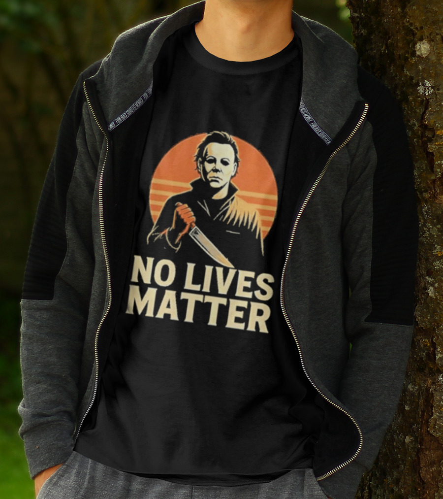 Michael Myers No Lives Matter Halloween Vintage Knife T-Shirt