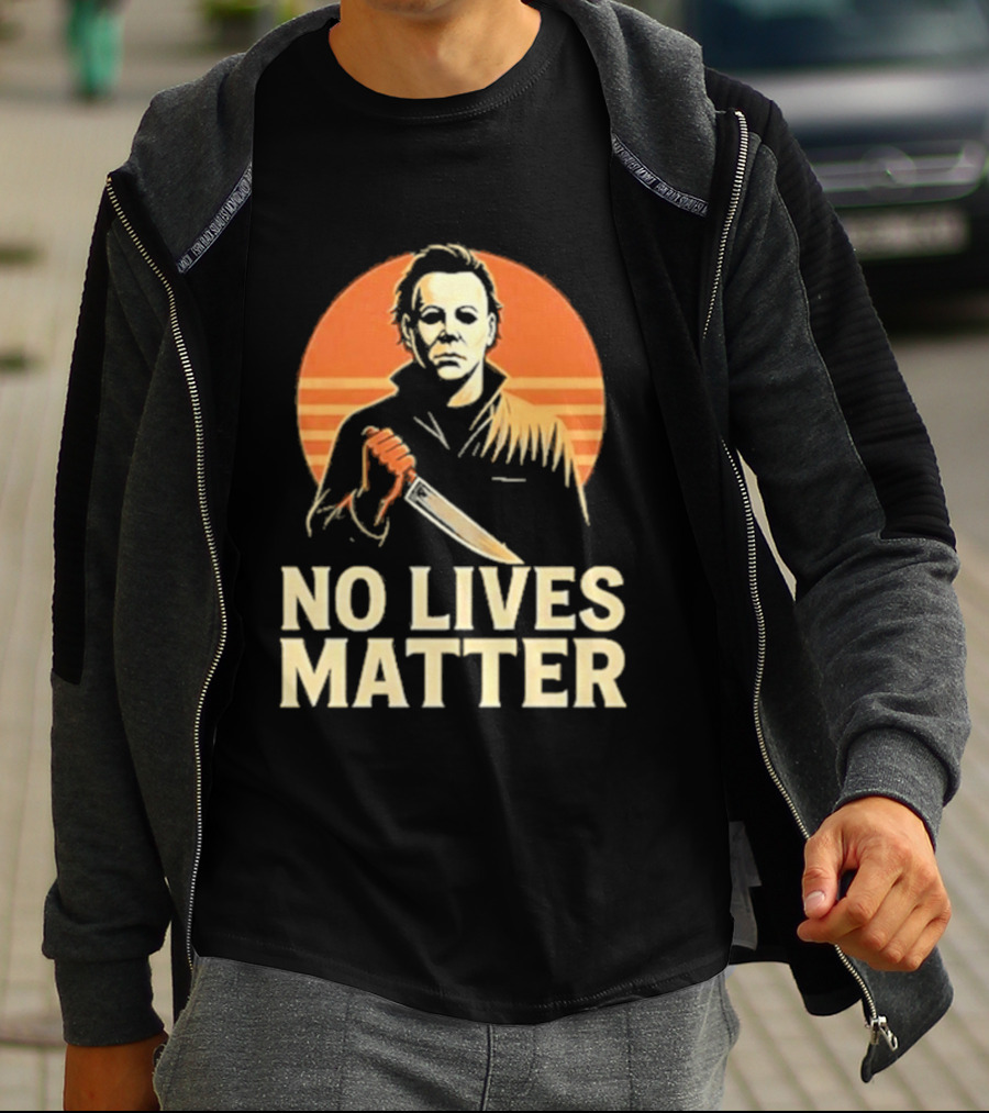 Michael Myers No Lives Matter Halloween Vintage Knife T-Shirt