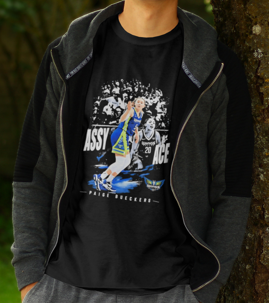 Paige Bueckers Assy Ace Dallas Wings No 5 T-Shirt